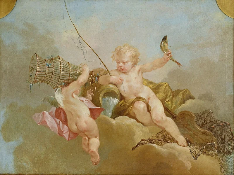 1706-Johan Pasch - Allegoria dei quattro elementi - Acqua